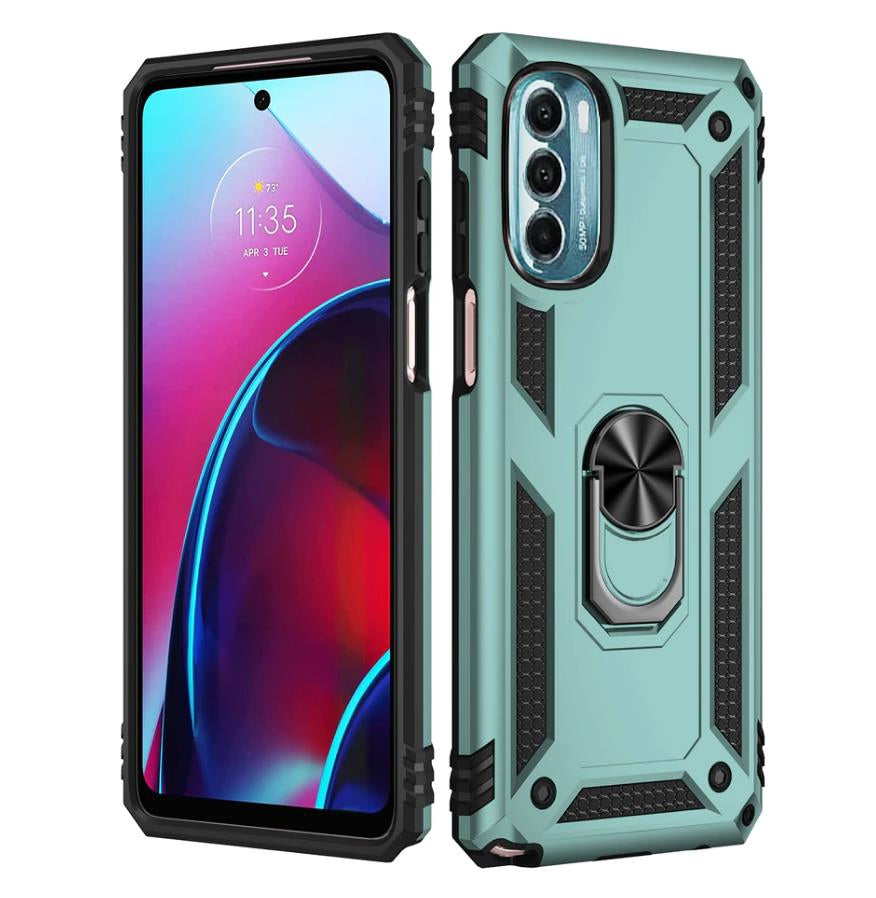 Coque hybride avec anneau pour Motorola Moto G 5G (2022) Coque hybride avec anneau pour Motorola Moto G 5G (2022)